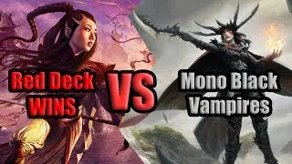 MTG Red Deck Wins vs Mono Black Vampires Ten Dollar Gauntlet Season 1 Round 1