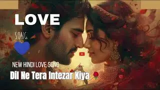 🎵 Dil Ne Tera Intezar Kiya 🌹 | New Hindi Love Song | Heart Touching Romantic Melody