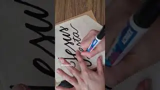 E essa fl&acirc;mula que fiz para um casamento #casamento #cadeiradosnoivos #flamula #lettering