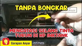 Tanpa Bongkar Mengatasi Masuk Angin, Tinta Turun di Printer HP Ink Tank 319, 315, 115, 415