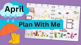 Cute and Fun Spring Spread - Plan With Me - Happy Planner stickers