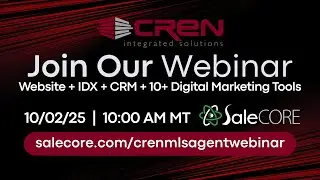Level Up Your Real Estate Business | Free CREN/SaleCore MLS Webinar &ndash; October 2, 2025