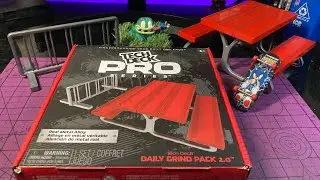 $40 Tech Deck Pro Series Picnic Table (Honest Review) -Obstacle grind pack 2.0