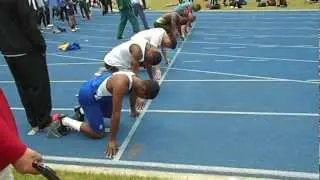 Justus Mora - 100m Pomona Pitzer 4/14/2012