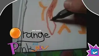 Graffiti Drawing - Orange and Pink Mix. (Drawing Graffiti)  |  ZWEK GRAFFITI