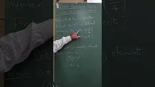 Find identity element ? a*b=(ab/4) | Class 12| Relation & function | NCERT Maths