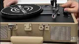 Обзор винилового проигрывателя VINYLSLINK Bluetooth с регулировкой высоких и низких частот