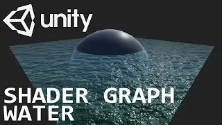 Basic water using Shader Graph in Unity.