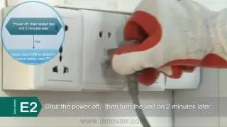 Innovair Mini Split Inverter Error Codes E2
