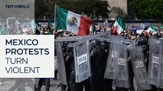 Clashes erupt during Mexico City protest over corruption