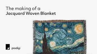The making of a Jacquard Woven Blanket
