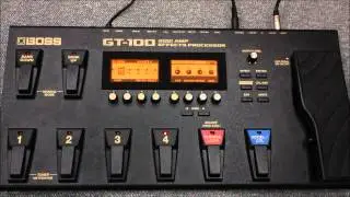 Edi&ccedil;&atilde;o de Efeitos - BOSS GT-100