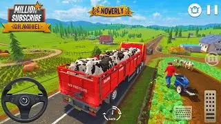 Игра &laquo;Вождение грузовика для перевозки животных&raquo; в 3D _ Игра о перевозке грузов с животными на фе...