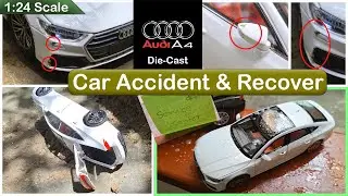 Авария Audi! Полное видео и что происходит в сервисном центре. Далее | Литая машина 1:24