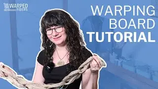 Как пользоваться намоточной доской! #научисьткать #намоточнаядоска #ткачество