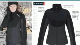 Ash City - North End Sport Red 78679 Ladies Soft Shell Jacket