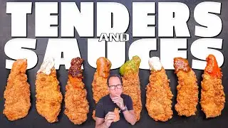 CHICKEN TENDERS? GREAT. BUT THESE 8 SAUCES? INSANE! | SAM THE COOKING GUY