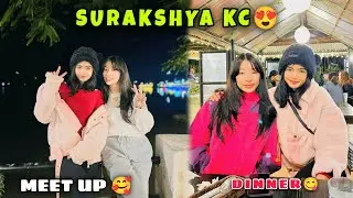 FINALLY MEET WITH SURAKSHYA KC 😍 IN POKHARA || DINNER 🍽️WITH HER😱 ​⁠@SURAKSHYAKCOFFICIAL