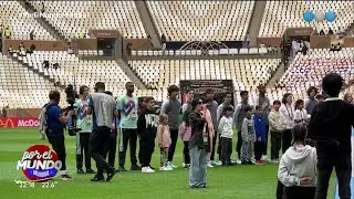 Así se preparó Lali para cantar el Himno en La Final (Backstage exclusivo) - Por el Mundo Mundial