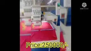 Single head computer Embroidery machine 20*32 frame.