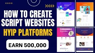 How to Make Script Website 2024 | Invest Pro HYIP Script Installation | How to Upload Script Website