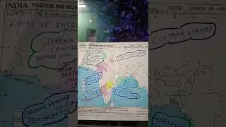 SST #Class 10#Water Resources Dams of India #Map work