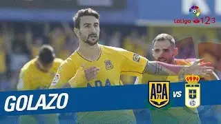 Golazo de Juan Mu&ntilde;oz (2-0) AD Alcorc&oacute;n vs Real Oviedo
