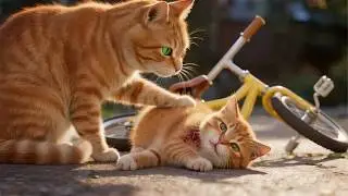 Overcoming Challenges: Mama Cat & Kitten&rsquo;s Journey to Ride Again🌅🐾