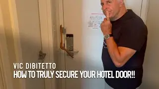 How to truly secure your hotel door!!