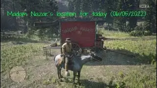 RDR2 Madam Nazar&acute;s location for today (06/05/2022)