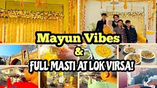 Full Masti at Lok Virsa/Desi Food Love/Mayun Vibes with Beautiful Home Decor/Islamabad shadi series
