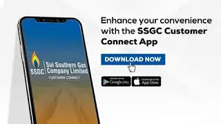 Enhance your convenience with SSGC Customer Connect App.