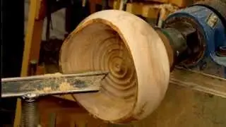 Calabash bowl from a maple crotch