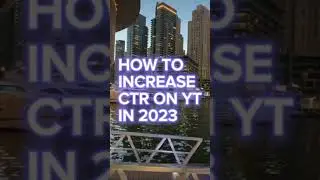 Crushing the YouTube Algorithm: Effective CTR Optimization Techniques for 2023 #shorts #tips