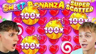 OUR BIGGEST SWEET BONANZA SUPER SCATTER WIN