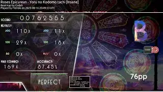 [4.69 ⭐] Roses Epicurean - Yoru no Kodomo tachi [Insane] +SDDT 76pp - Flenski