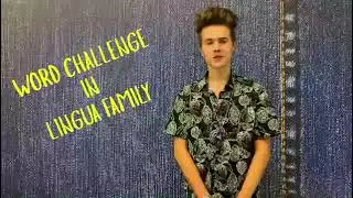 Word challenge in Lingua Family✨