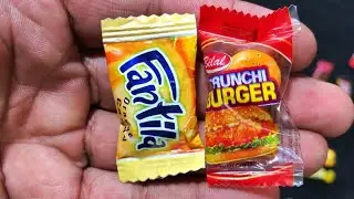 Cute FANTILA & CRUNCHI BURGER bubble gum#asmr #cute #yummy #lotsofcandies | new & different candies