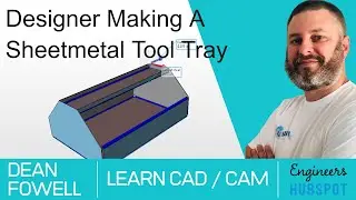 Designer   Making a Sheet Metal Tool Tray