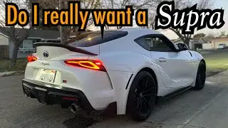 Test driving a Supra for the first time/House update