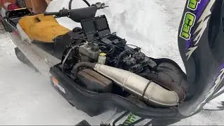 It runs!!! Fixing my 2001 800cc Artic cat snowmobile bogging down issues.
