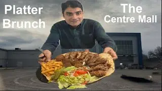 Delicious platter Brunch makes me happy, The Centre Shopping Mall Saskatoon Saskatchewan Canada