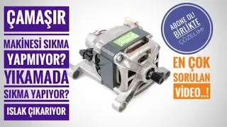 Çamaşır Makinesi Sıkma Yapmıyor / Yıkamada Sıkma Yapıyor / Islak Çıkıyor #Sıkma #Yapmıyor #Islak