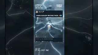 KAKASHI'S AURA 🗿🤯..