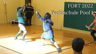 Four Openings Rapier Tournament (FORT) 2022 - Fechtschule Pool 1 matches