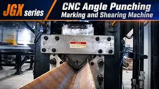 Ritec Hydraulic CNC Angle Punching Marking and Shearing Machine