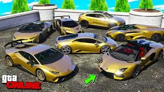 БИТВА АВТОУГОНЩИКОВ В ГТА 5 ОНЛАЙН. НАШЕЛ И УГНАЛ КУЧУ ЗОЛОТЫХ LAMBORGHINI! БИТВА ВОРОВ В GTA 5!
