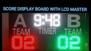 Scoreboard | Electronic scoreboard p10 module @p10advancedisplay