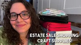Buying Crafting Supplies from an Estate Sale