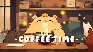 Capybara Chill Station - Ambient Study Beats Mix ~ Tranquil Mood ~ 🎵